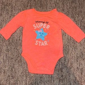 (15for$10) baby girl long sleeve onesie